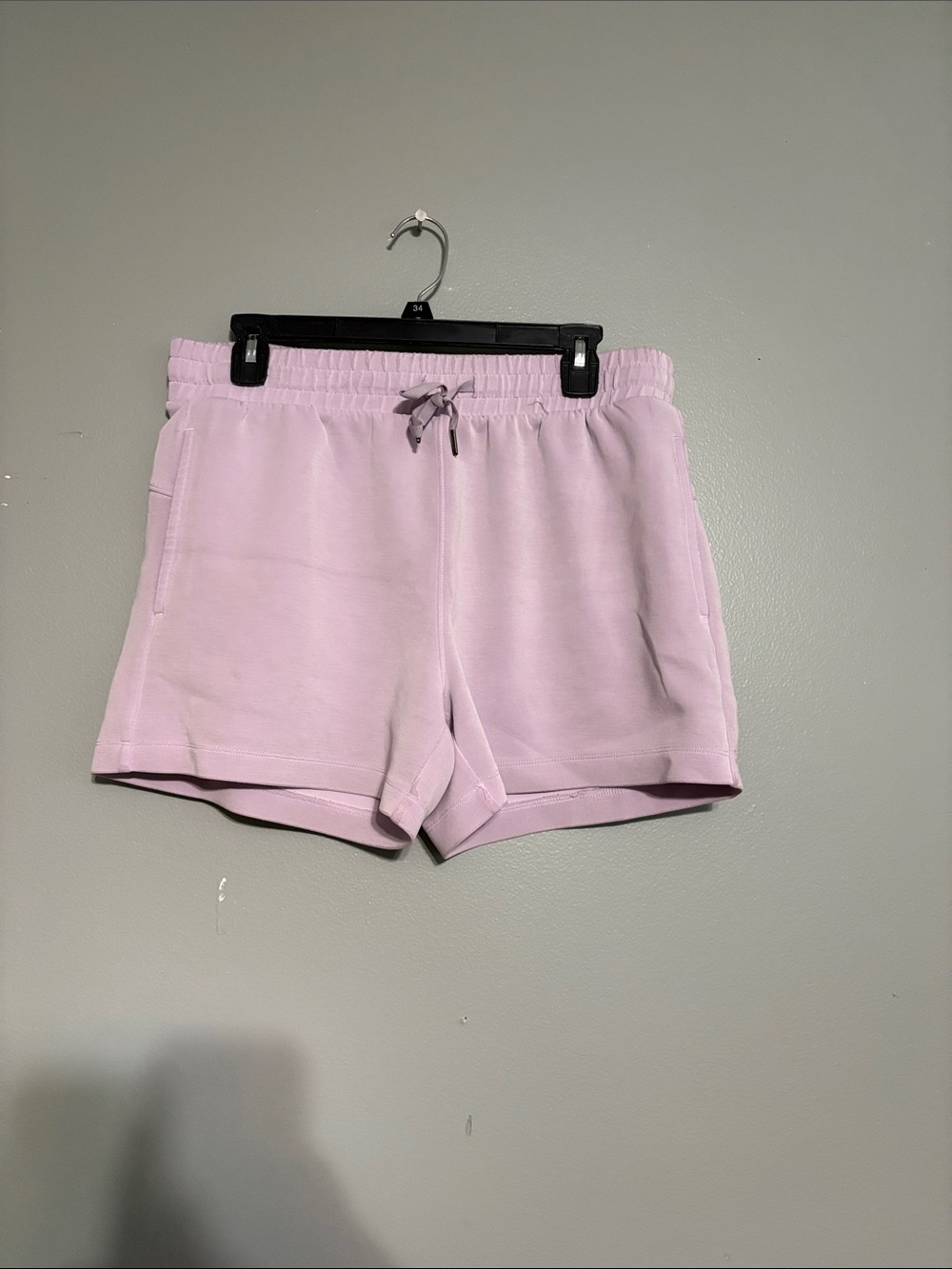 Lilac Women's Drawstring Athletic Shorts